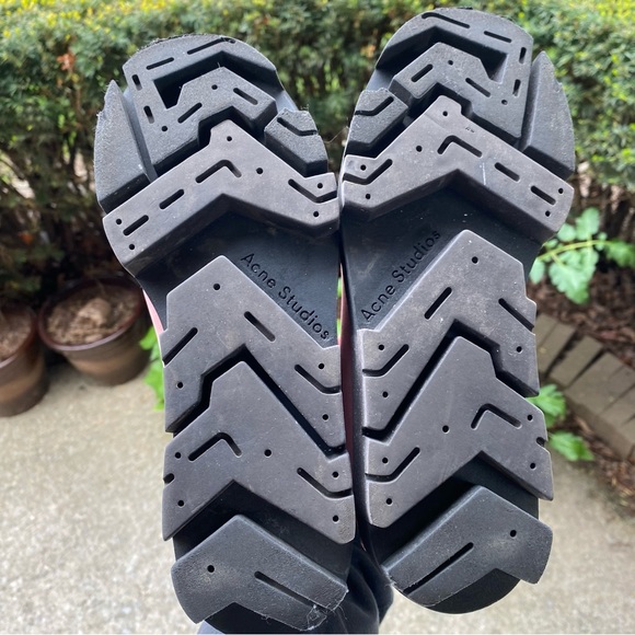 Acne studios Telde lugsole hiking boots - Picture 8 of 9